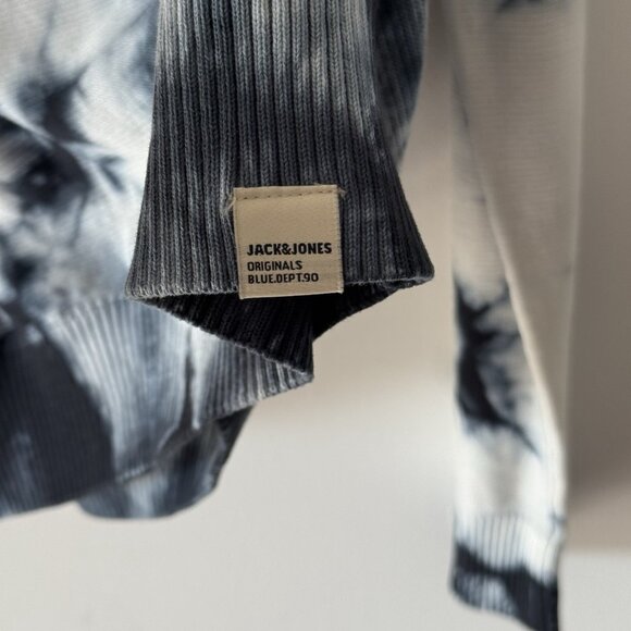 Jack & Jones 100% Cotton Men’s Sweater Tie Dye Size Medium Crewneck Casual NWT - Picture 4 of 15